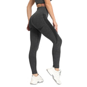 Seamless Yoga Pants Women Leggings High Waist Workout Running Sportwear Push Up Gym Trousers  Hollow Fitness Trainning Leggings