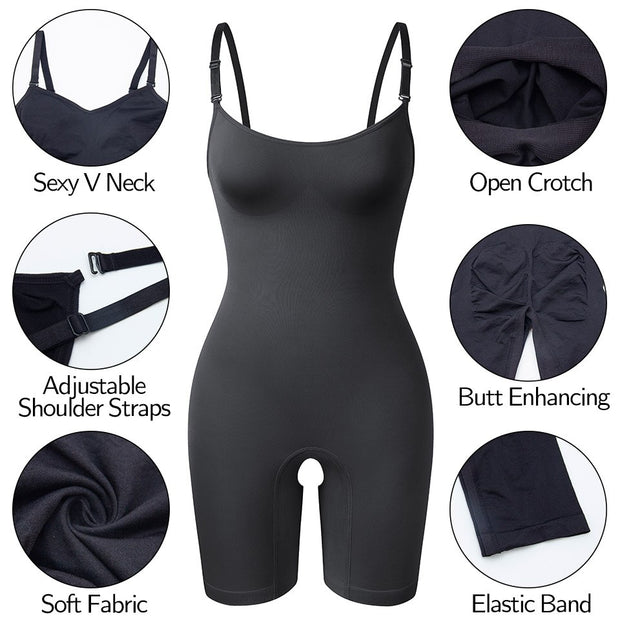 Women Seamless Bodysuit Shapewear Waist Trainer Tummy Control Full Body Shaper Slimming Underwear Postpartum Recovery Corsets