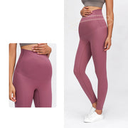 Rooftrellen 20%Spandex High Waist Fitness Leggings Pregnant Leggings Maternity Pants Gym Leggings Women Pregnancy Casual Pants