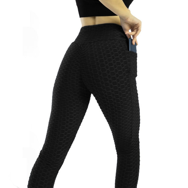 SALSPOR Push Up Women Leggings with Pockets Workout Sexy Femme Fitness Leggins Mujer High Waist Anti Cellulite Activewear