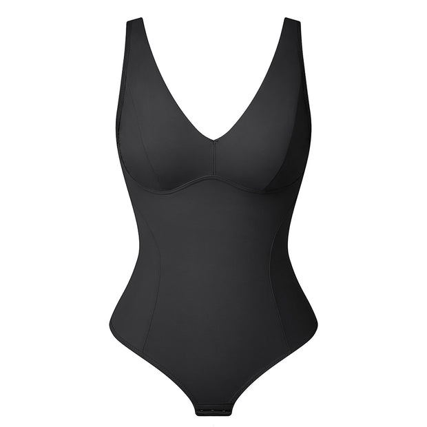 Shapewear Bodysuits For Women Thong Body Shapers Waist Trainer Vest V Neck Compression Tank Tops Slimming Underwear Faja Skims