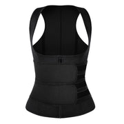 Waist Trainer Corset Neoprene Sweat Sauna Vest for Women Weight Loss with Zipper and Waist Trimmer Belt Slimming Body Shaper