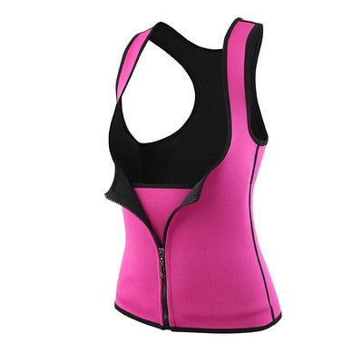 CXZD 2021 New Sweat Sauna Body Shapers Vest Waist Trainer Slimming Vest Shapewear Weight Loss Waist Shaper Corset