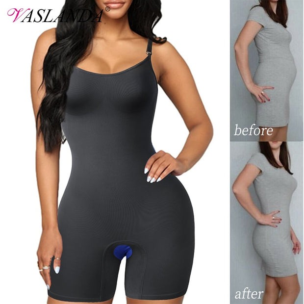 Women Seamless Bodysuit Shapewear Waist Trainer Tummy Control Full Body Shaper Slimming Underwear Postpartum Recovery Corsets