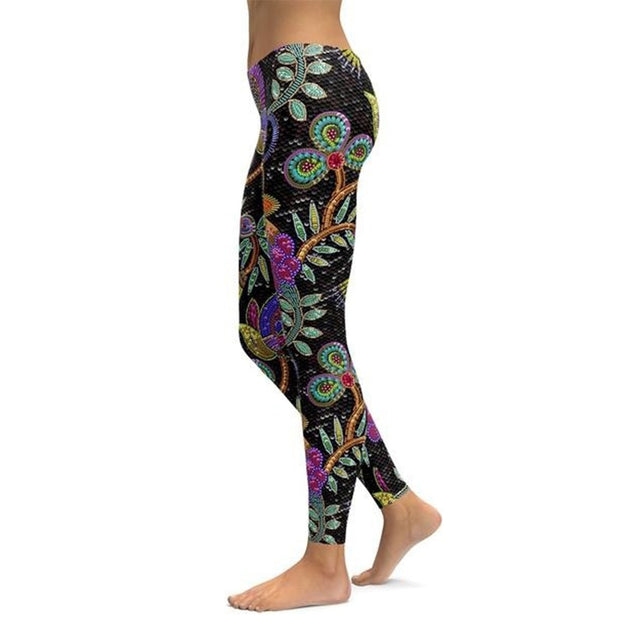 2020 new Flower S-5XL Leggings Women Plus Size  Workout Legging Spandex Leggins Fitness Leggin Seamless Activewear Holographic