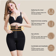 LANFEI Women Firm Shapewear Tummy Control Butt Lifter High Waist Trainer Body Shaper Panties Thigh Slim Girdle with Hook Shorts