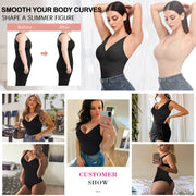 Women&#39;s Slimming Bodysuits Shapewear Tops Tummy Control Invisible Body Shaper Waist Trainer Sexy Lingerie Underwear Jumpsuit