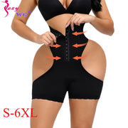 SEXYWG Butt Lifter Tummy Control Panties Booty Pulling Underwear Body Shaper Waist Trainer Corset Shapewear Plus Size