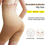 LANFEI Women Firm Shapewear Tummy Control Butt Lifter High Waist Trainer Body Shaper Panties Thigh Slim Girdle with Hook Shorts