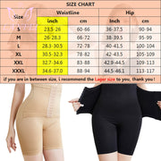 LANFEI Women Firm Shapewear Tummy Control Butt Lifter High Waist Trainer Body Shaper Panties Thigh Slim Girdle with Hook Shorts