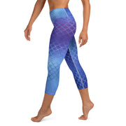 Blue Mermaid leggings, Capris and Shorts - Waist No More