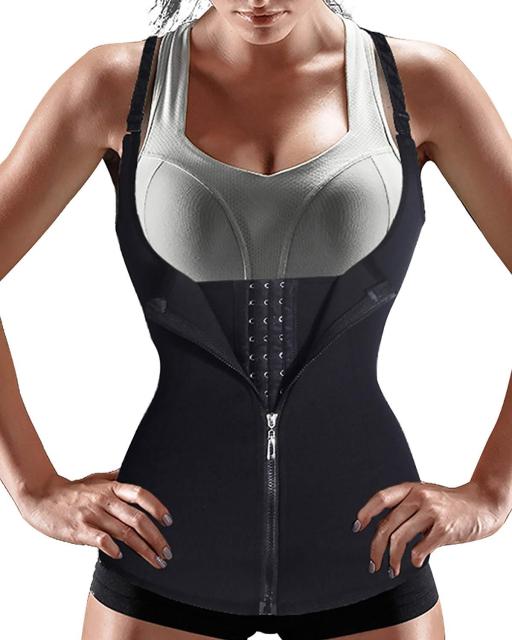 CXZD Plus Size S-4XL Body Shapers Vest Waist Trainer Slimming Vest Shapewear Weight Loss Waist Shaper Corset