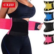 CXZD Fitness Belt Body Shaper Waist Trainer Trimmer Corset Waist Belt Cincher Wrap Workout Shapewear Slimming Plus size S-3XL